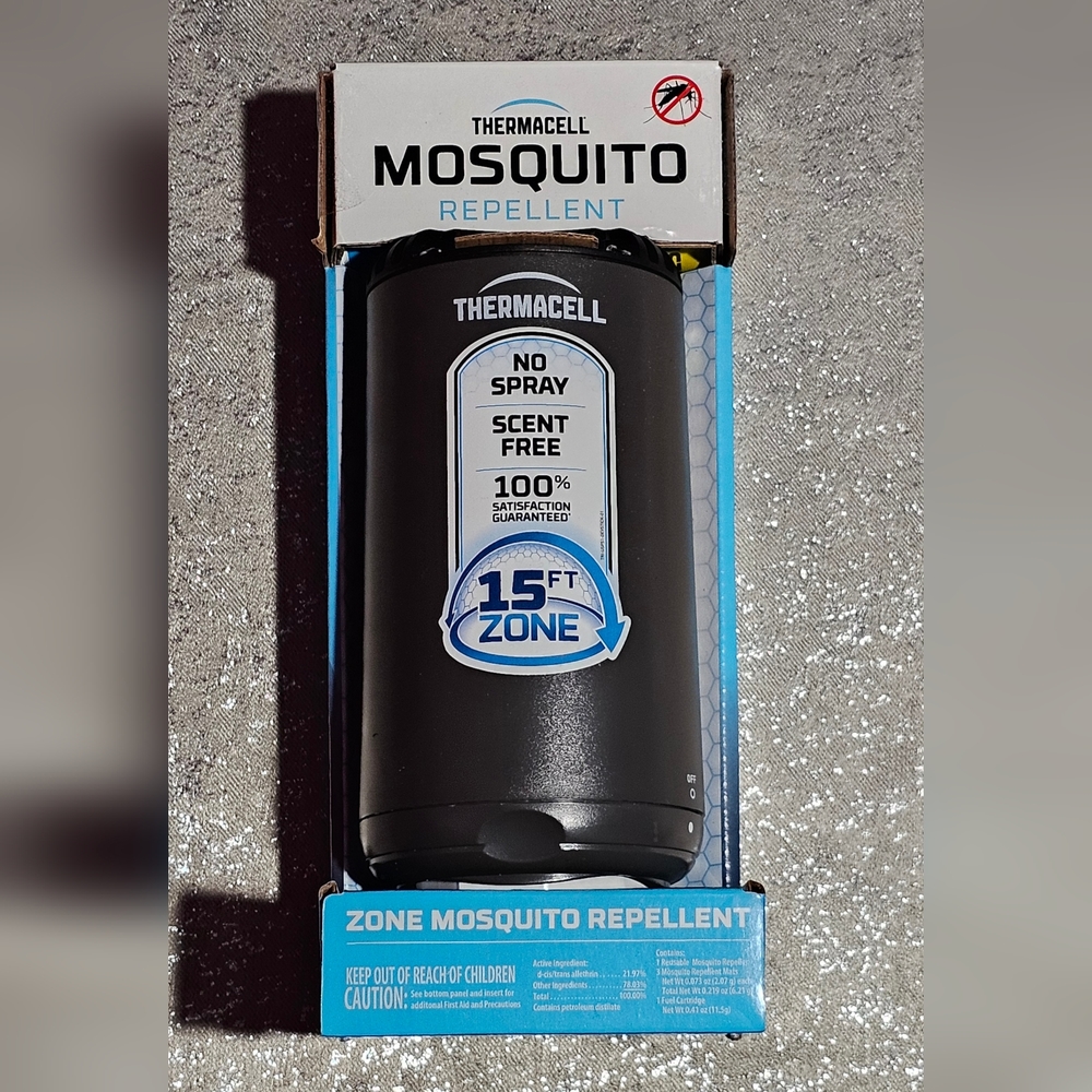 NEW Thermacell Black Mosquito Repellent